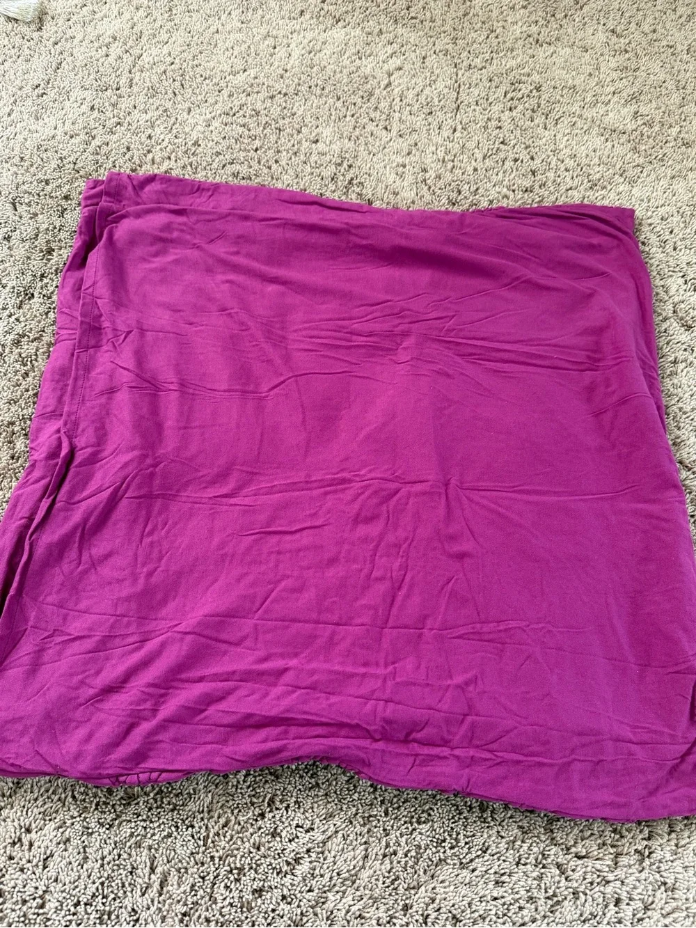 Anthropologie dahlia quilted cotton euro sham fuscia magenta euro sham cover